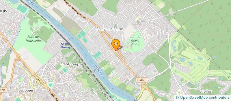 localisation de l'entreprise LE CLUB DE L'AMITIE DE SOISY SUR SEINE à SOISY-SUR-SEINE