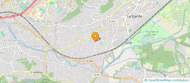 localisation de l'entreprise LE CLUB DE LA GASTRONOMIE DU VAR à LA GARDE