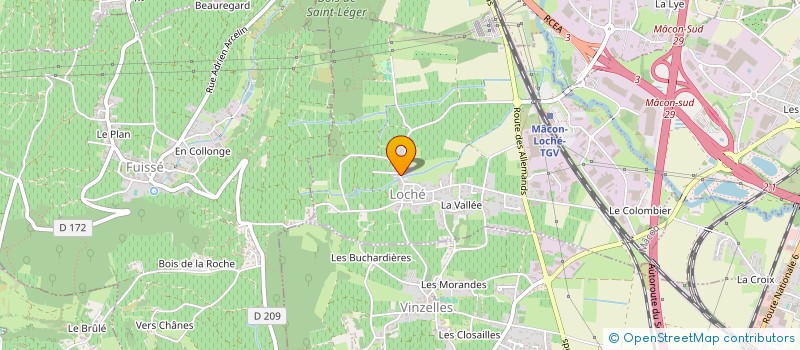 localisation de l'entreprise LE CLUB DE LA TOUR  SANCE