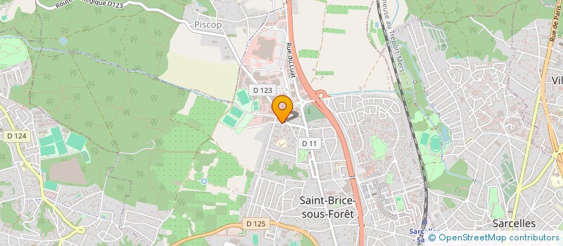 localisation de l'entreprise LE CLUB DE TSIVOT HACHEM DU VAL D'OISE  SAINT-BRICE-SOUS-FORET