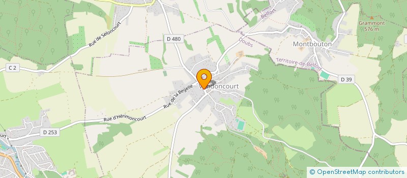 localisation de l'entreprise LE CLUB DE VACANCES DE VANDONCOURT  VANDONCOURT