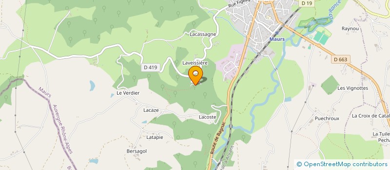 localisation de l'entreprise LE CLUB DES 3 FONTAINES à MAURS