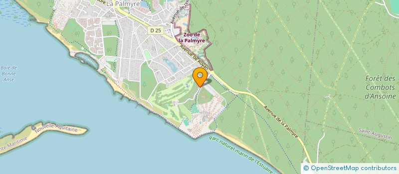 localisation de l'entreprise LE CLUB DES 5  LES MATHES