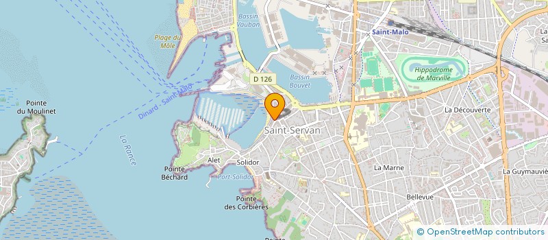 localisation de l'entreprise LE CLUB DES 5 OCEANS, EXPLORER & PARTAGER LE MONDE  SAINT-MALO