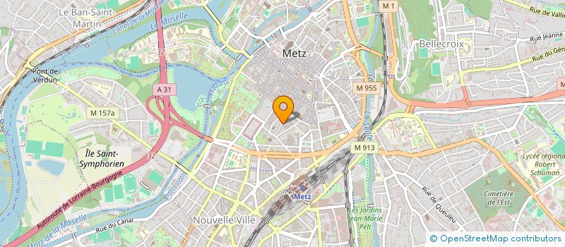 localisation de l'entreprise LE CLUB DES 6+1  METZ