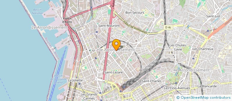 localisation de l'entreprise LE CLUB DES 7 à MARSEILLE