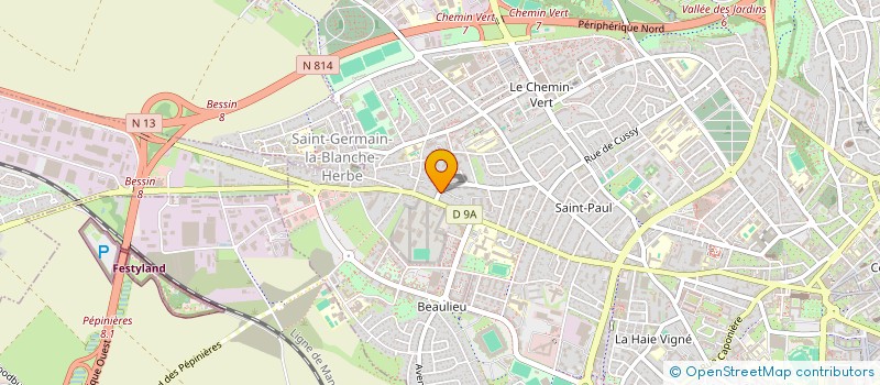 localisation de l'entreprise LE CLUB DES AINES DU BOIS DE CHENE à CAEN