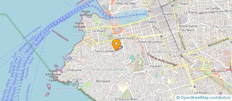 localisation de l'entreprise LE CLUB DES AMIS DE CARLA ET NICOLAS à MARSEILLE