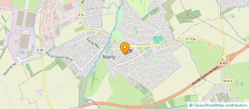 localisation de l'entreprise LE CLUB DES BONS VIVANTS  MARLY