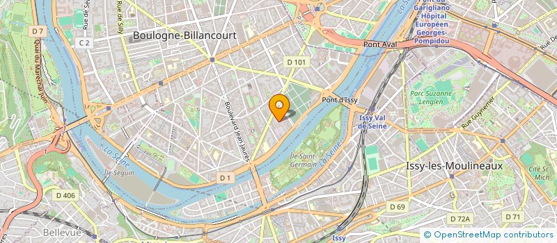 localisation de l'entreprise LE CLUB DES BRODEUSES DE BOULOGNE BILLANCOURT à BOULOGNE-BILLANCOURT