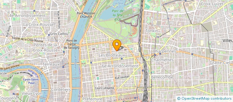 localisation de l'entreprise LE CLUB DES CINQ  LYON