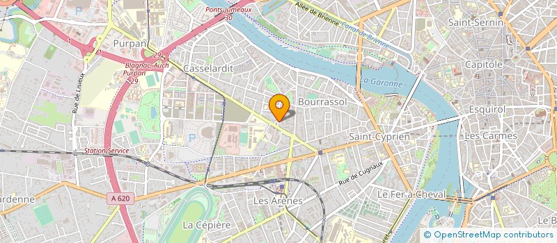 localisation de l'entreprise LE CLUB DES CINQ à TOULOUSE