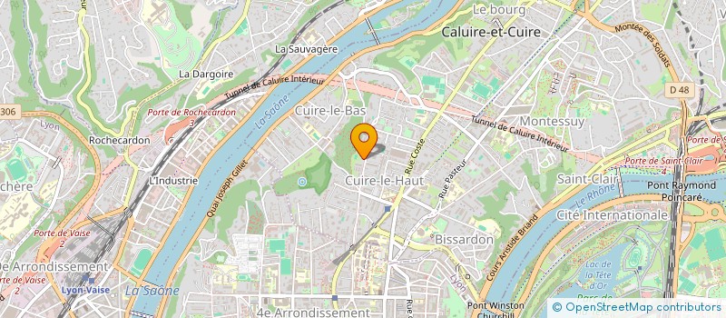 localisation de l'entreprise LE CLUB DES CINQ  CALUIRE-ET-CUIRE