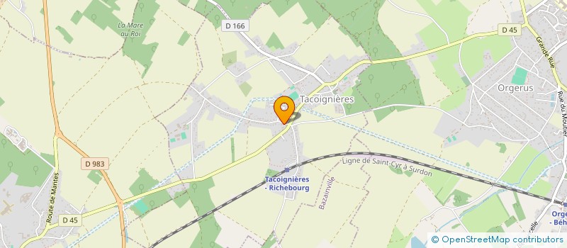 localisation de l'entreprise LE CLUB DES CINQ  FLEXANVILLE