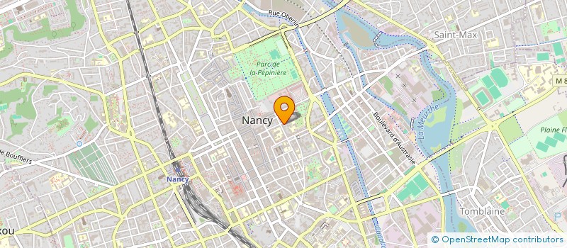 localisation de l'entreprise LE CLUB DES CINQ  NANCY