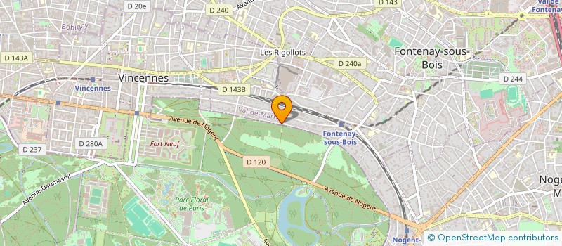 localisation de l'entreprise LE CLUB DES CLUBS IMMOBILIERS à FONTENAY-SOUS-BOIS