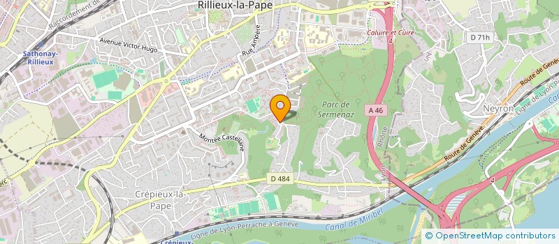 localisation de l'entreprise LE CLUB DES FILEUSES à RILLIEUX-LA-PAPE