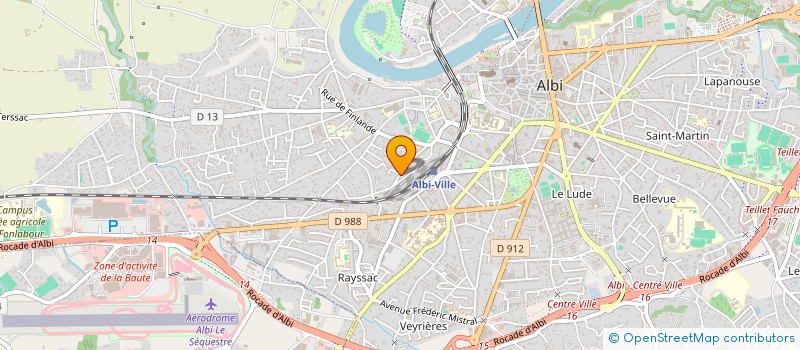 localisation de l'entreprise LE CLUB DES GOURMANDS à ALBI