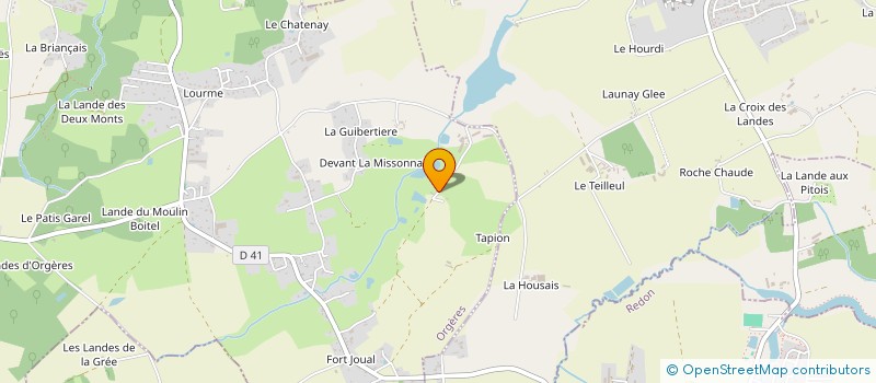 localisation de l'entreprise LE CLUB DES LEADERS D'ENTREPRISE  ORGERES