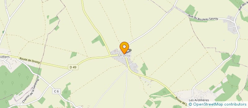 localisation de l'entreprise LE CLUB DES LUTINS DE DROISY  DROISY