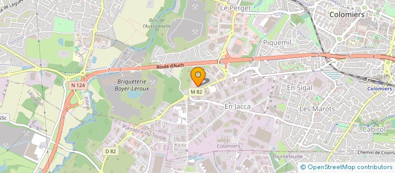 localisation de l'entreprise LE CLUB DES MELEES à COLOMIERS