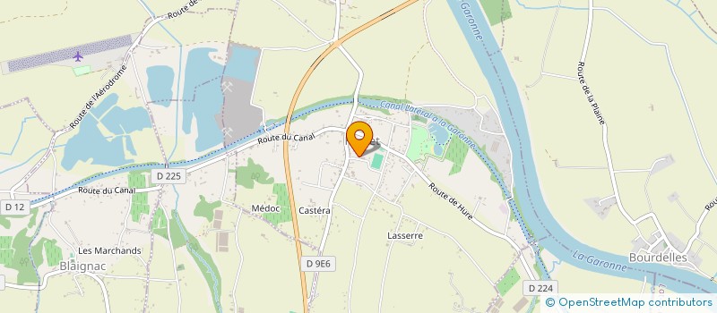 localisation de l'entreprise LE CLUB DES P'TITS LOUPS  FONTET