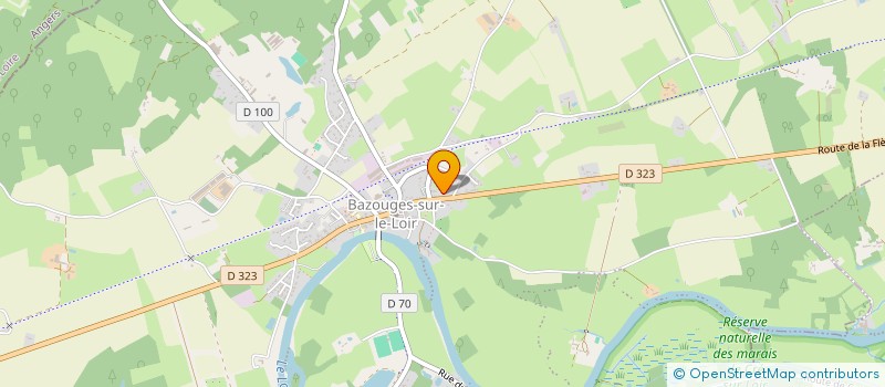 localisation de l'entreprise LE CLUB DES SOLOS  BAZOUGES CRE SUR LOIR