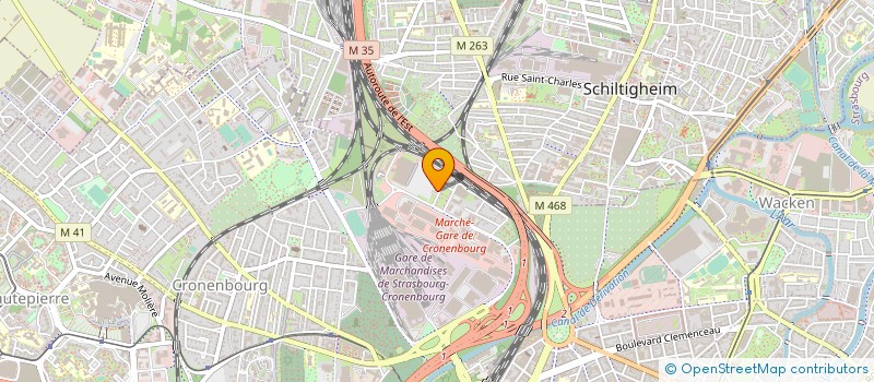 localisation de l'entreprise LE CLUB DES VINS GOURMETS à STRASBOURG