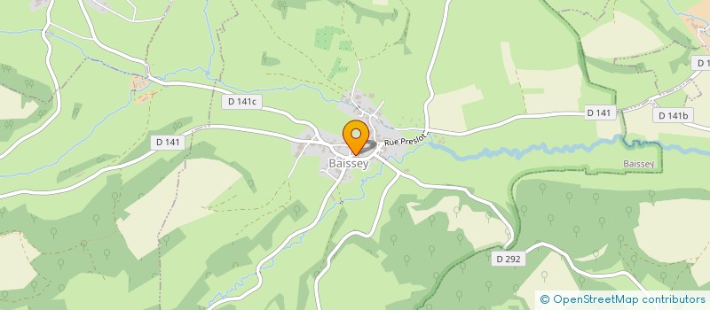 localisation de l'entreprise LE CLUB DU GAI MOULIN  BAISSEY