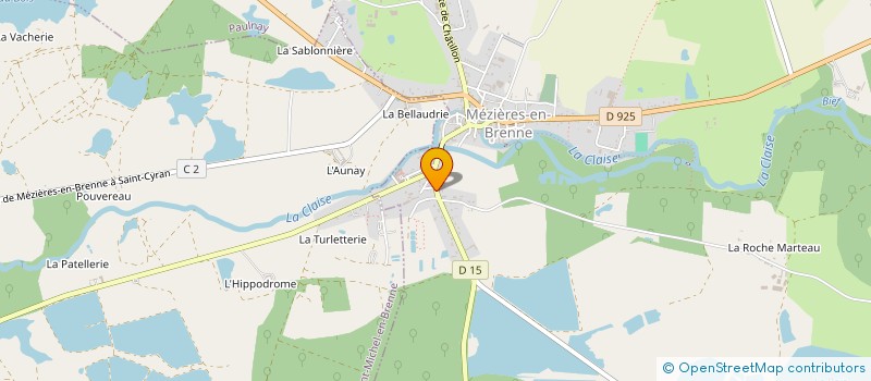 localisation de l'entreprise LE CLUB DU JOLI SOURIRE à MEZIERES-EN-BRENNE