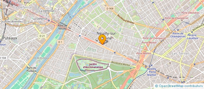 localisation de l'entreprise LE CLUB DU POISSON à NEUILLY-SUR-SEINE