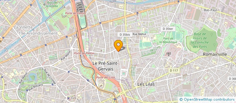 localisation de l'entreprise LE CLUB DUCELLIER à LE PRE-SAINT-GERVAIS