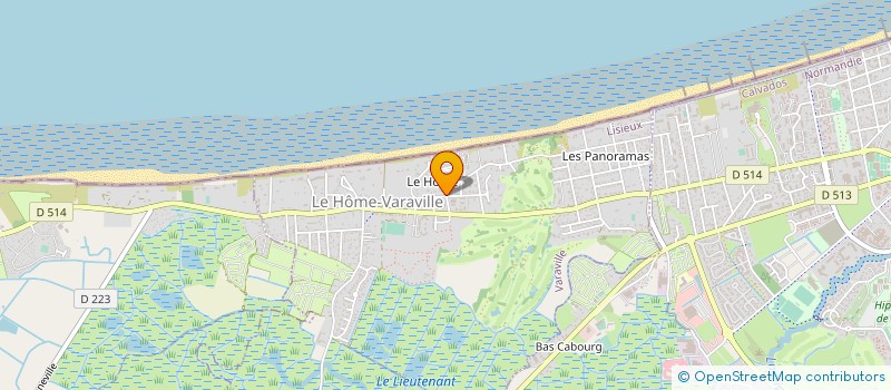 localisation de l'entreprise LE CLUB HIPPIQUE DE LA SABLONNIERE à CABOURG