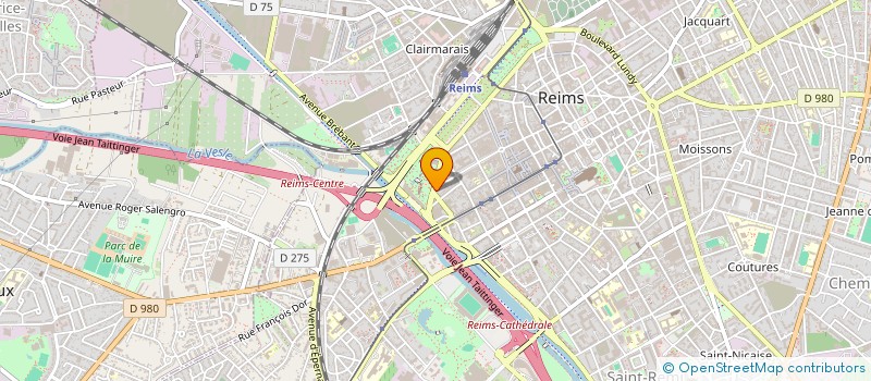 localisation de l'entreprise LE CLUB HOUSE  REIMS