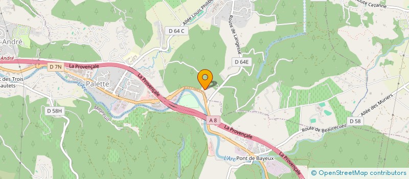 localisation de l'entreprise LE CLUB HOUSE  LE THOLONET