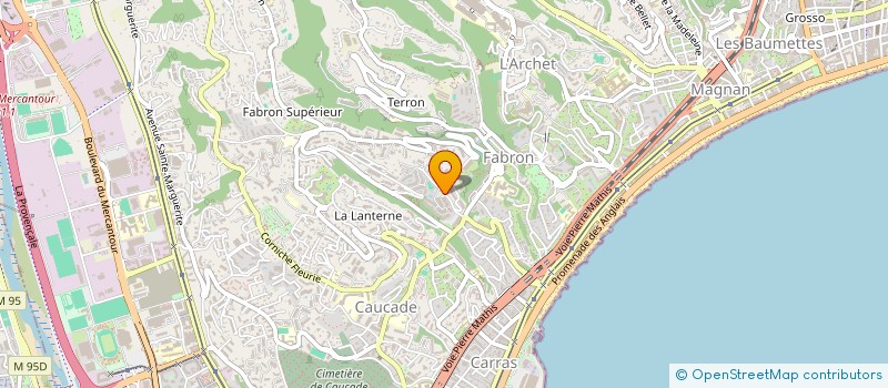 localisation de l'entreprise LE CLUB HOUSE LA RESIDENCE  NICE