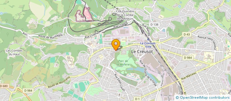 localisation de l'entreprise LE CLUB KIWANIS DE LE CREUSOT TERRE D'ACIER  LE CREUSOT