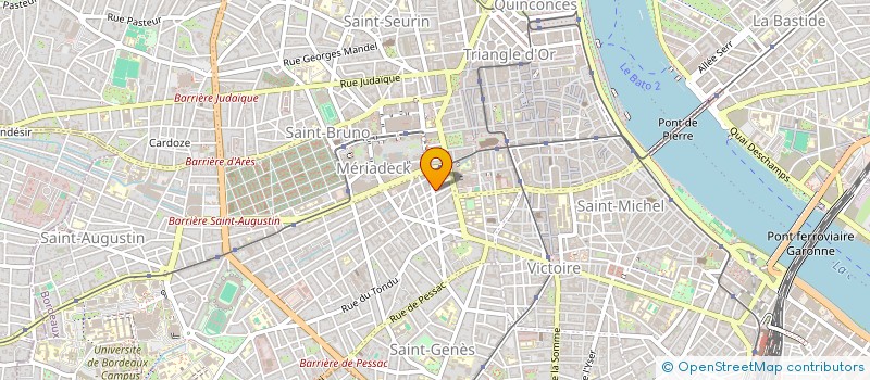 localisation de l'entreprise LE CLUB LIBERAL  BORDEAUX