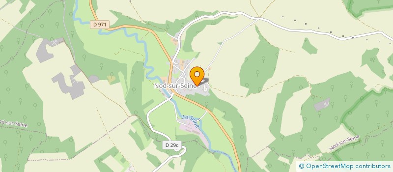 localisation de l'entreprise LE CLUB NODEEN  NOD-SUR-SEINE