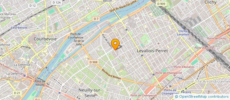 localisation de l'entreprise LE CLUB SANTE DEBAT à LEVALLOIS-PERRET