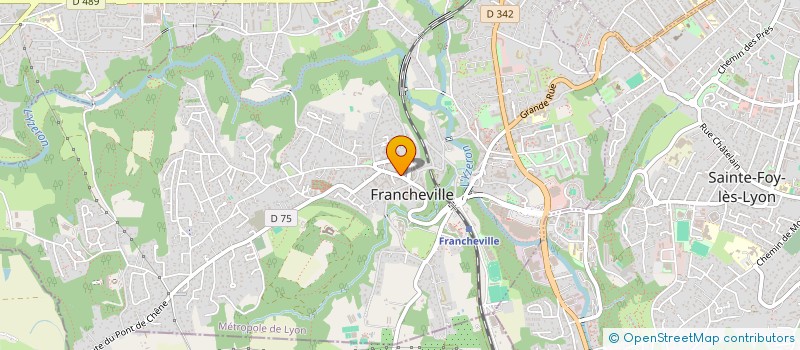 localisation de l'entreprise LE CLUB TCG  FRANCHEVILLE