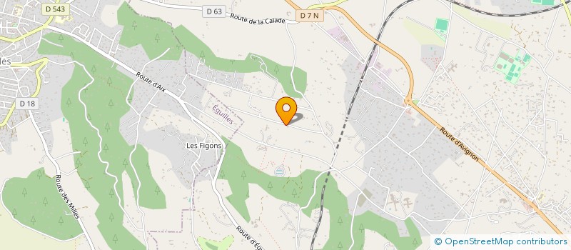 localisation de l'entreprise LE CLUB TENNIS PART  AIX-EN-PROVENCE