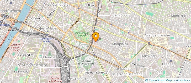 localisation de l'entreprise LE CLUSTER  LYON