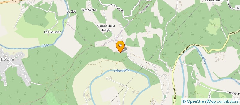 localisation de l'entreprise LE CLUZEAU  BASSILLAC ET AUBEROCHE