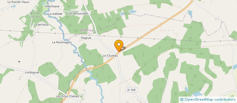 localisation de l'entreprise LE CLUZEAU à TERRES-DE-HAUTE-CHARENTE