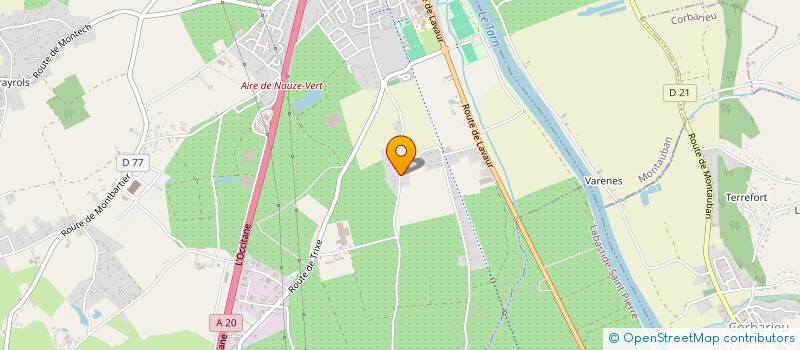 localisation de l'entreprise LE CLUZEL  BRESSOLS