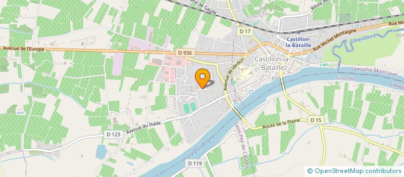 localisation de l'entreprise LE COALA MALIN  SAINT-MAGNE-DE-CASTILLON