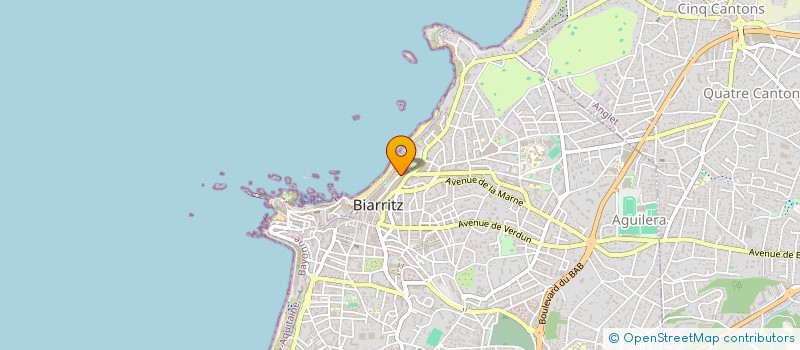 localisation de l'entreprise LE COAST à BIARRITZ