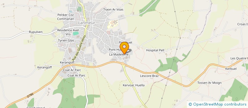 localisation de l'entreprise LE COAT  LANMEUR