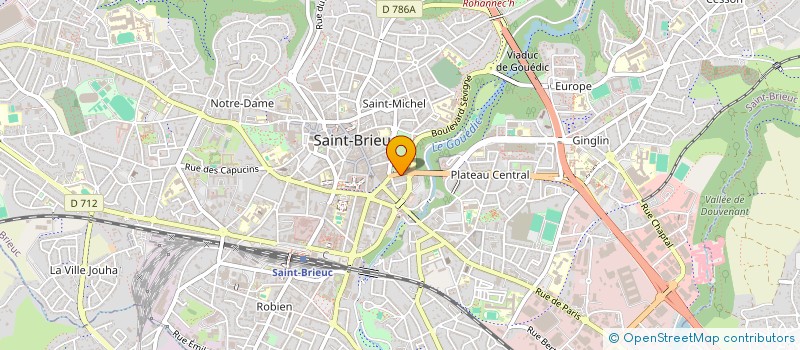 localisation de l'entreprise LE COAT & TOI à SAINT-BRIEUC
